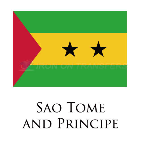 Sao Tome And Principe flag Iron-on Stickers (Heat Transfers)NO.1973